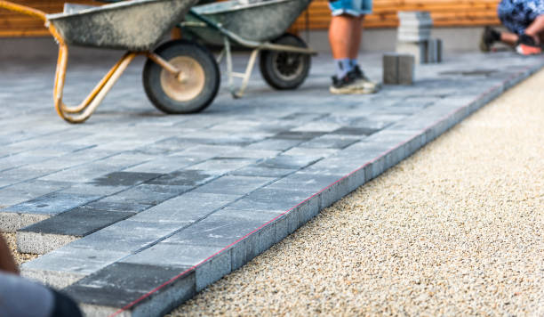 Residential Paver Driveway in Bradford, RI